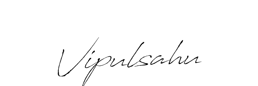 How to make Vipulsahu signature? Antro_Vectra is a professional autograph style. Create handwritten signature for Vipulsahu name. Vipulsahu signature style 6 images and pictures png