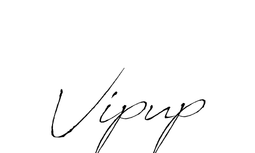 How to make Vipup name signature. Use Antro_Vectra style for creating short signs online. This is the latest handwritten sign. Vipup signature style 6 images and pictures png