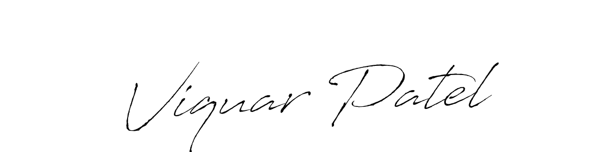 Similarly Antro_Vectra is the best handwritten signature design. Signature creator online .You can use it as an online autograph creator for name Viquar Patel. Viquar Patel signature style 6 images and pictures png