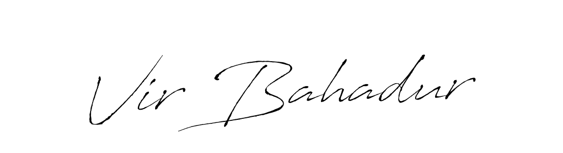 Antro_Vectra is a professional signature style that is perfect for those who want to add a touch of class to their signature. It is also a great choice for those who want to make their signature more unique. Get Vir Bahadur name to fancy signature for free. Vir Bahadur signature style 6 images and pictures png