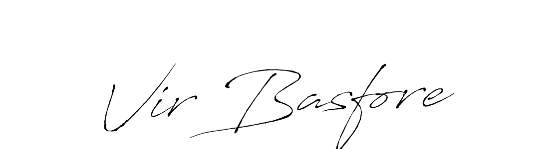 Once you've used our free online signature maker to create your best signature Antro_Vectra style, it's time to enjoy all of the benefits that Vir Basfore name signing documents. Vir Basfore signature style 6 images and pictures png