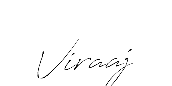 Create a beautiful signature design for name Viraaj. With this signature (Antro_Vectra) fonts, you can make a handwritten signature for free. Viraaj signature style 6 images and pictures png