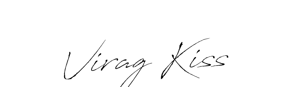 Once you've used our free online signature maker to create your best signature Antro_Vectra style, it's time to enjoy all of the benefits that Virag Kiss name signing documents. Virag Kiss signature style 6 images and pictures png