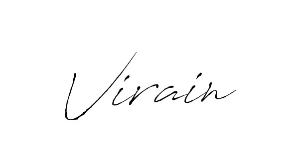 Similarly Antro_Vectra is the best handwritten signature design. Signature creator online .You can use it as an online autograph creator for name Virain. Virain signature style 6 images and pictures png