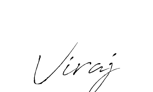 Viraj stylish signature style. Best Handwritten Sign (Antro_Vectra) for my name. Handwritten Signature Collection Ideas for my name Viraj. Viraj signature style 6 images and pictures png