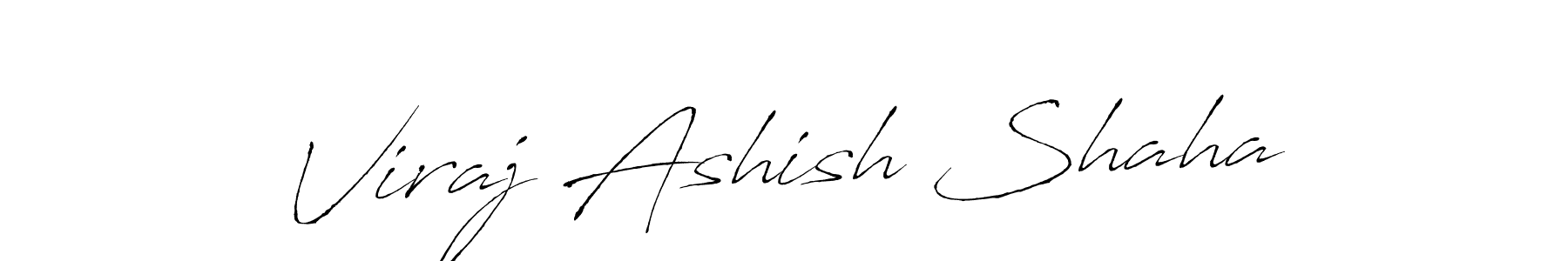 Antro_Vectra is a professional signature style that is perfect for those who want to add a touch of class to their signature. It is also a great choice for those who want to make their signature more unique. Get Viraj Ashish Shaha name to fancy signature for free. Viraj Ashish Shaha signature style 6 images and pictures png