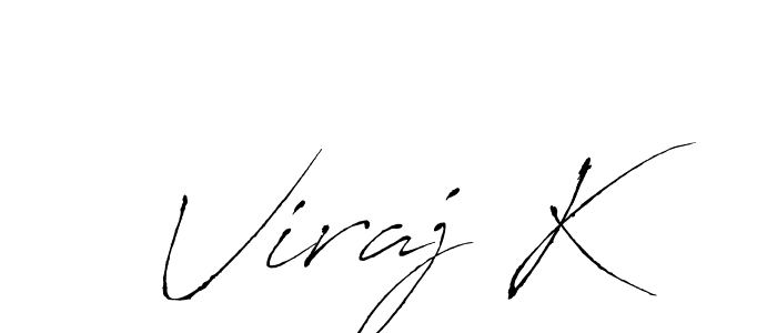 Similarly Antro_Vectra is the best handwritten signature design. Signature creator online .You can use it as an online autograph creator for name Viraj K. Viraj K signature style 6 images and pictures png