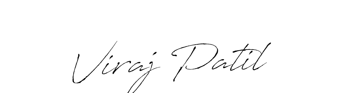 Create a beautiful signature design for name Viraj Patil. With this signature (Antro_Vectra) fonts, you can make a handwritten signature for free. Viraj Patil signature style 6 images and pictures png