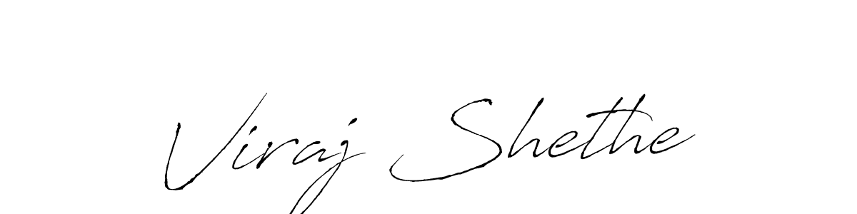 Design your own signature with our free online signature maker. With this signature software, you can create a handwritten (Antro_Vectra) signature for name Viraj Shethe. Viraj Shethe signature style 6 images and pictures png