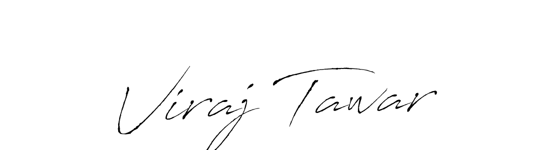 Make a beautiful signature design for name Viraj Tawar. With this signature (Antro_Vectra) style, you can create a handwritten signature for free. Viraj Tawar signature style 6 images and pictures png