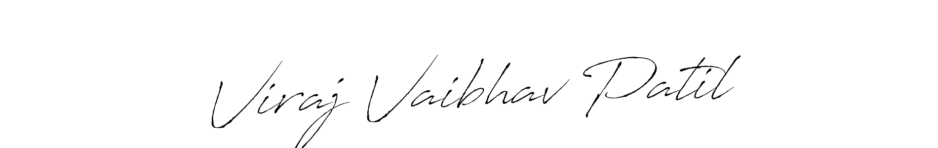 Antro_Vectra is a professional signature style that is perfect for those who want to add a touch of class to their signature. It is also a great choice for those who want to make their signature more unique. Get Viraj Vaibhav Patil name to fancy signature for free. Viraj Vaibhav Patil signature style 6 images and pictures png