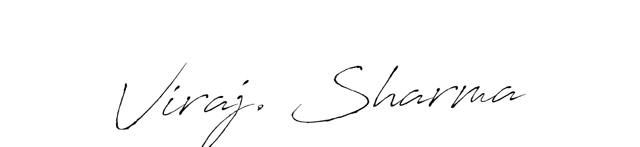 Antro_Vectra is a professional signature style that is perfect for those who want to add a touch of class to their signature. It is also a great choice for those who want to make their signature more unique. Get Viraj. Sharma name to fancy signature for free. Viraj. Sharma signature style 6 images and pictures png