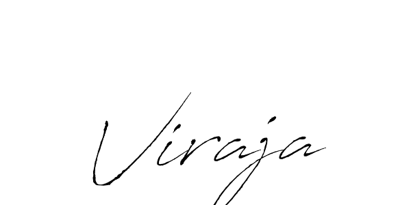 Make a beautiful signature design for name Viraja. With this signature (Antro_Vectra) style, you can create a handwritten signature for free. Viraja signature style 6 images and pictures png