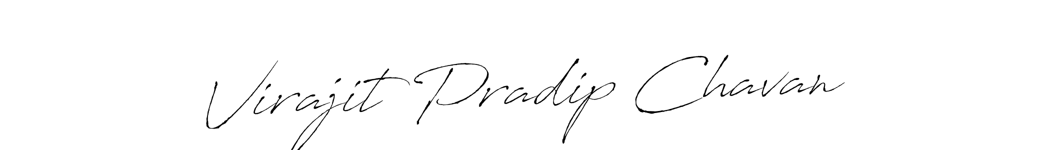Virajit Pradip Chavan stylish signature style. Best Handwritten Sign (Antro_Vectra) for my name. Handwritten Signature Collection Ideas for my name Virajit Pradip Chavan. Virajit Pradip Chavan signature style 6 images and pictures png