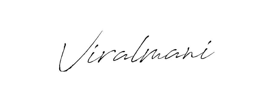 How to make Viralmani name signature. Use Antro_Vectra style for creating short signs online. This is the latest handwritten sign. Viralmani signature style 6 images and pictures png