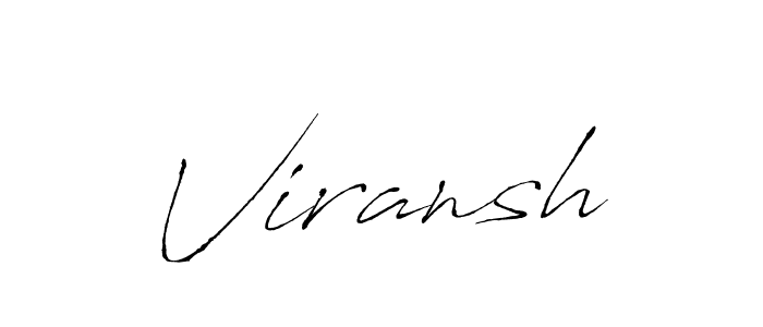 It looks lik you need a new signature style for name Viransh. Design unique handwritten (Antro_Vectra) signature with our free signature maker in just a few clicks. Viransh signature style 6 images and pictures png