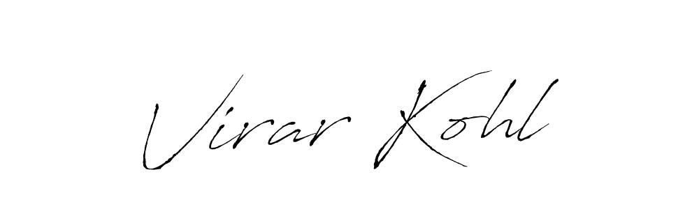 Use a signature maker to create a handwritten signature online. With this signature software, you can design (Antro_Vectra) your own signature for name Virar Kohl. Virar Kohl signature style 6 images and pictures png