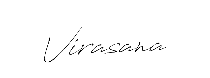 Create a beautiful signature design for name Virasana. With this signature (Antro_Vectra) fonts, you can make a handwritten signature for free. Virasana signature style 6 images and pictures png