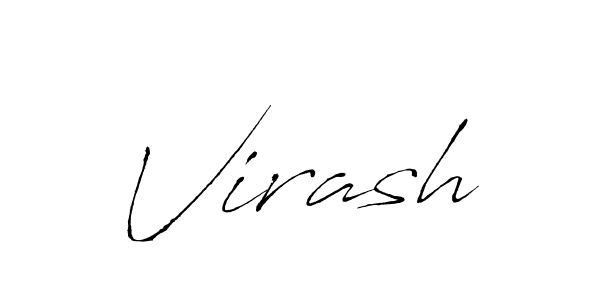 if you are searching for the best signature style for your name Virash. so please give up your signature search. here we have designed multiple signature styles  using Antro_Vectra. Virash signature style 6 images and pictures png