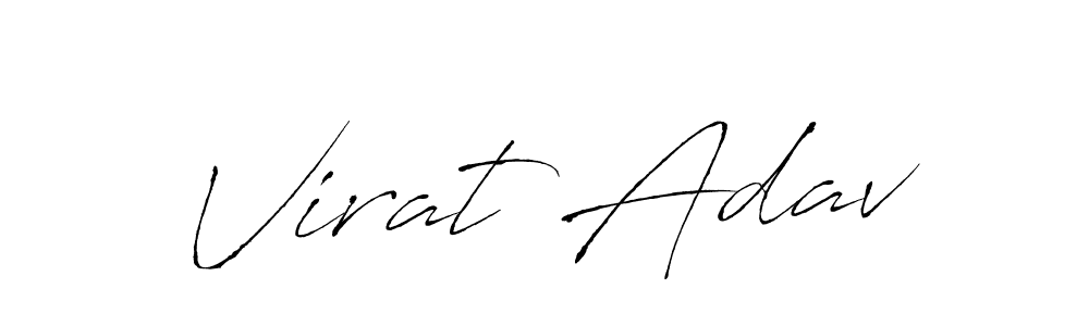 This is the best signature style for the Virat Adav name. Also you like these signature font (Antro_Vectra). Mix name signature. Virat Adav signature style 6 images and pictures png