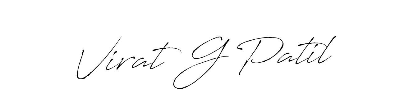 Similarly Antro_Vectra is the best handwritten signature design. Signature creator online .You can use it as an online autograph creator for name Virat G Patil. Virat G Patil signature style 6 images and pictures png