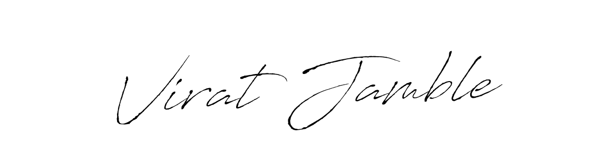 Here are the top 10 professional signature styles for the name Virat Jamble. These are the best autograph styles you can use for your name. Virat Jamble signature style 6 images and pictures png