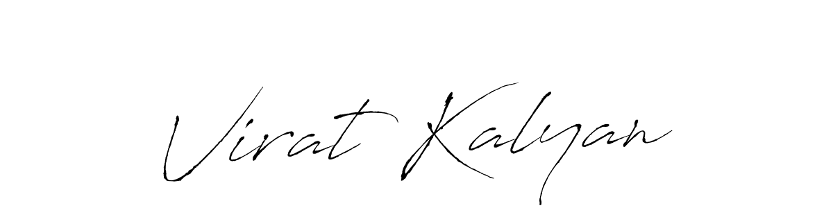 Antro_Vectra is a professional signature style that is perfect for those who want to add a touch of class to their signature. It is also a great choice for those who want to make their signature more unique. Get Virat Kalyan name to fancy signature for free. Virat Kalyan signature style 6 images and pictures png