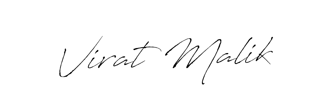 Virat Malik stylish signature style. Best Handwritten Sign (Antro_Vectra) for my name. Handwritten Signature Collection Ideas for my name Virat Malik. Virat Malik signature style 6 images and pictures png