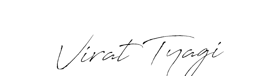 You should practise on your own different ways (Antro_Vectra) to write your name (Virat Tyagi) in signature. don't let someone else do it for you. Virat Tyagi signature style 6 images and pictures png