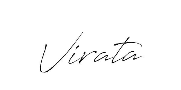 Make a beautiful signature design for name Virata. With this signature (Antro_Vectra) style, you can create a handwritten signature for free. Virata signature style 6 images and pictures png