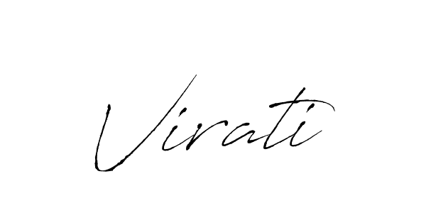 You should practise on your own different ways (Antro_Vectra) to write your name (Virati) in signature. don't let someone else do it for you. Virati signature style 6 images and pictures png