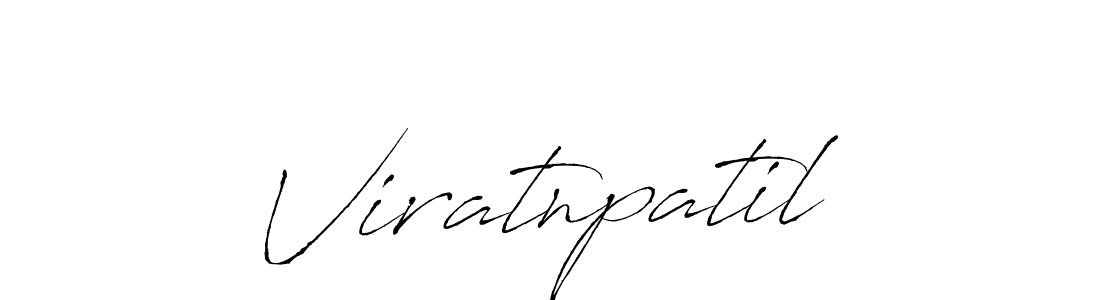 Make a beautiful signature design for name Viratnpatil. With this signature (Antro_Vectra) style, you can create a handwritten signature for free. Viratnpatil signature style 6 images and pictures png