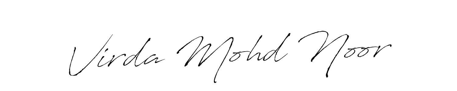 Once you've used our free online signature maker to create your best signature Antro_Vectra style, it's time to enjoy all of the benefits that Virda Mohd Noor name signing documents. Virda Mohd Noor signature style 6 images and pictures png