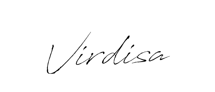 How to make Virdisa signature? Antro_Vectra is a professional autograph style. Create handwritten signature for Virdisa name. Virdisa signature style 6 images and pictures png