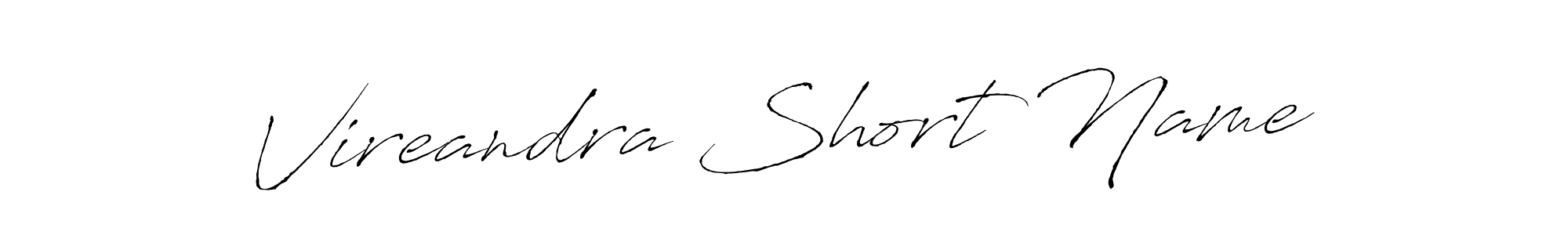 You should practise on your own different ways (Antro_Vectra) to write your name (Vireandra Short Name) in signature. don't let someone else do it for you. Vireandra Short Name signature style 6 images and pictures png