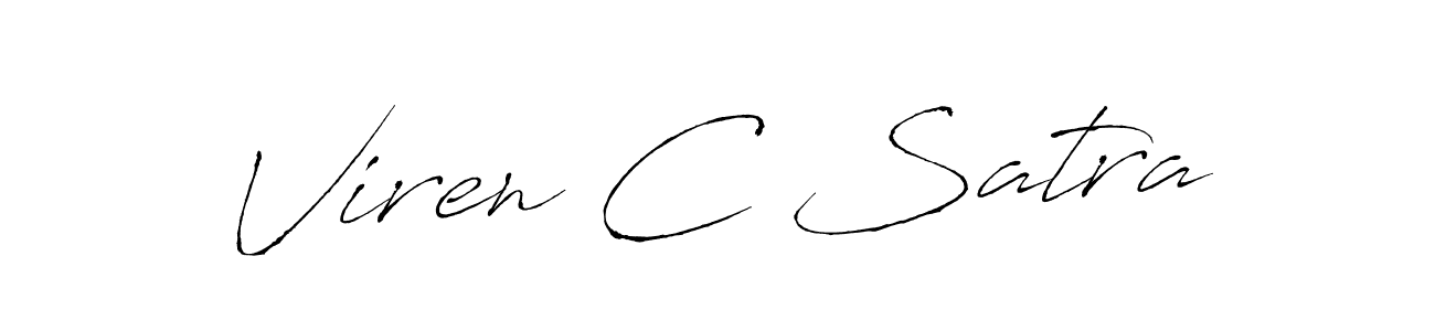 Antro_Vectra is a professional signature style that is perfect for those who want to add a touch of class to their signature. It is also a great choice for those who want to make their signature more unique. Get Viren C Satra name to fancy signature for free. Viren C Satra signature style 6 images and pictures png