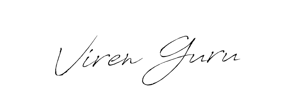 if you are searching for the best signature style for your name Viren Guru. so please give up your signature search. here we have designed multiple signature styles  using Antro_Vectra. Viren Guru signature style 6 images and pictures png