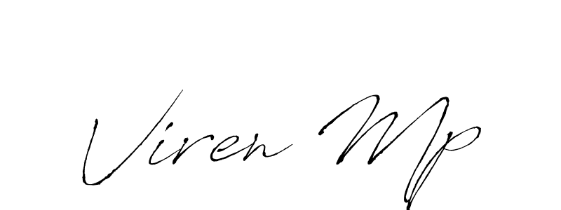 if you are searching for the best signature style for your name Viren Mp. so please give up your signature search. here we have designed multiple signature styles  using Antro_Vectra. Viren Mp signature style 6 images and pictures png