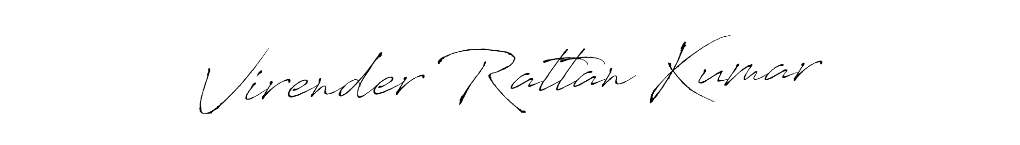 Virender Rattan Kumar stylish signature style. Best Handwritten Sign (Antro_Vectra) for my name. Handwritten Signature Collection Ideas for my name Virender Rattan Kumar. Virender Rattan Kumar signature style 6 images and pictures png