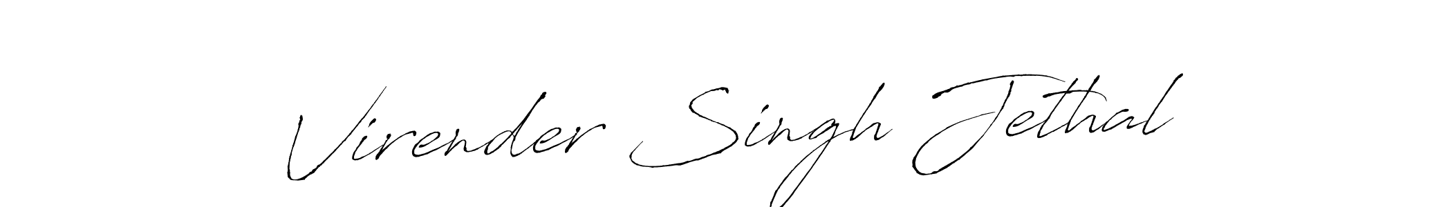 It looks lik you need a new signature style for name Virender Singh Jethal. Design unique handwritten (Antro_Vectra) signature with our free signature maker in just a few clicks. Virender Singh Jethal signature style 6 images and pictures png