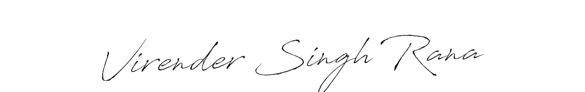 This is the best signature style for the Virender Singh Rana name. Also you like these signature font (Antro_Vectra). Mix name signature. Virender Singh Rana signature style 6 images and pictures png