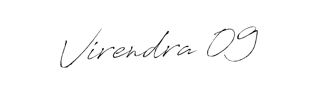 Antro_Vectra is a professional signature style that is perfect for those who want to add a touch of class to their signature. It is also a great choice for those who want to make their signature more unique. Get Virendra 09 name to fancy signature for free. Virendra 09 signature style 6 images and pictures png