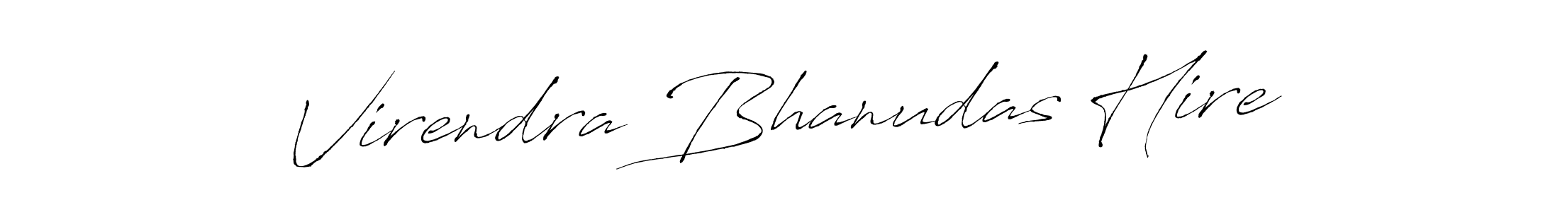 Similarly Antro_Vectra is the best handwritten signature design. Signature creator online .You can use it as an online autograph creator for name Virendra Bhanudas Hire. Virendra Bhanudas Hire signature style 6 images and pictures png