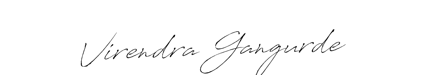 It looks lik you need a new signature style for name Virendra Gangurde. Design unique handwritten (Antro_Vectra) signature with our free signature maker in just a few clicks. Virendra Gangurde signature style 6 images and pictures png