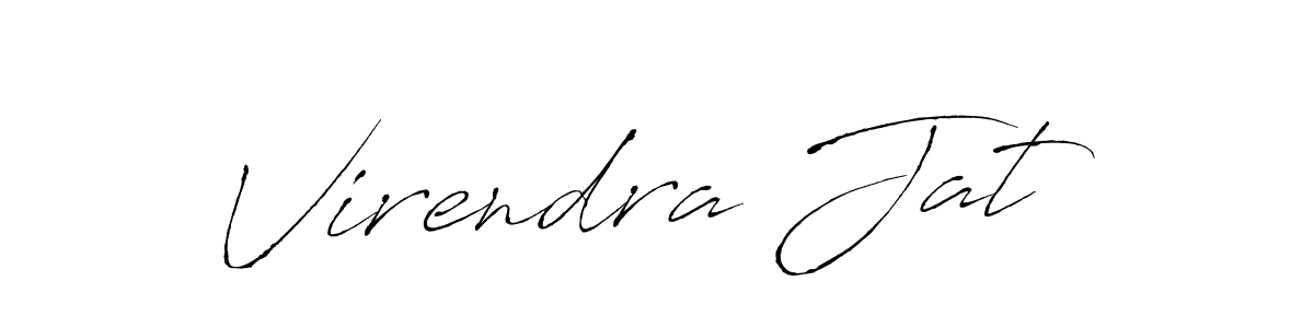 Use a signature maker to create a handwritten signature online. With this signature software, you can design (Antro_Vectra) your own signature for name Virendra Jat. Virendra Jat signature style 6 images and pictures png