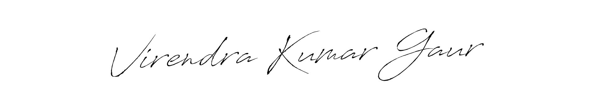 Use a signature maker to create a handwritten signature online. With this signature software, you can design (Antro_Vectra) your own signature for name Virendra Kumar Gaur. Virendra Kumar Gaur signature style 6 images and pictures png