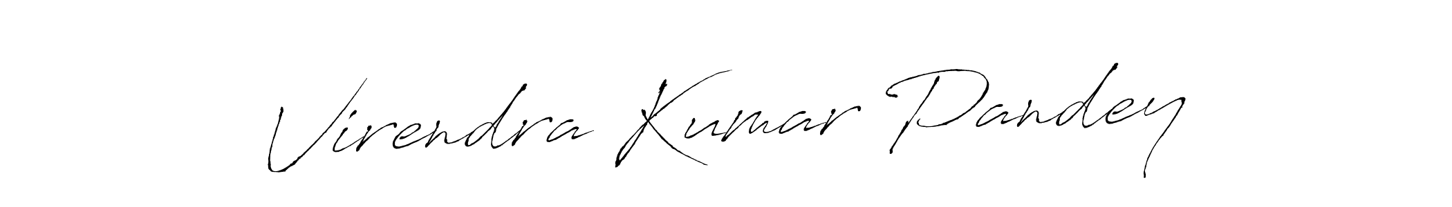 Also we have Virendra Kumar Pandey name is the best signature style. Create professional handwritten signature collection using Antro_Vectra autograph style. Virendra Kumar Pandey signature style 6 images and pictures png