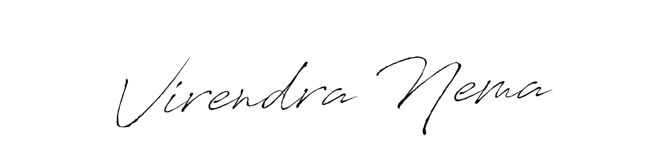 How to Draw Virendra Nema signature style? Antro_Vectra is a latest design signature styles for name Virendra Nema. Virendra Nema signature style 6 images and pictures png