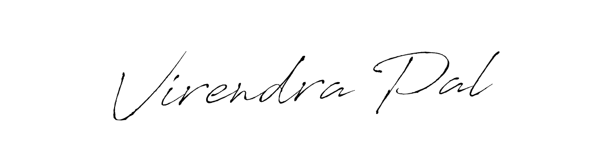 How to make Virendra Pal signature? Antro_Vectra is a professional autograph style. Create handwritten signature for Virendra Pal name. Virendra Pal signature style 6 images and pictures png