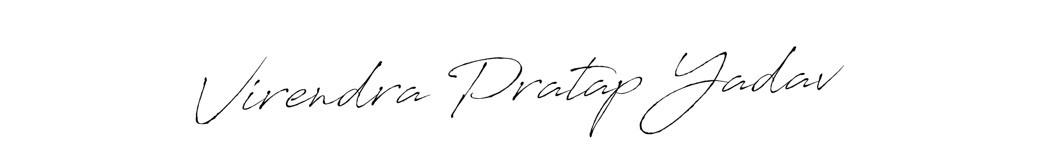 Design your own signature with our free online signature maker. With this signature software, you can create a handwritten (Antro_Vectra) signature for name Virendra Pratap Yadav. Virendra Pratap Yadav signature style 6 images and pictures png